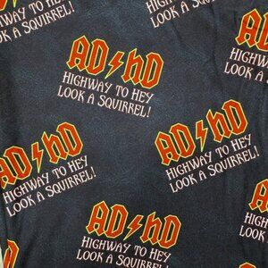 Funny Ad/hD - Highway to Hey Look a Squirrel! Print Soft Leggings